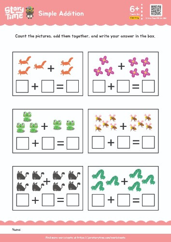 Simple Addition worksheet